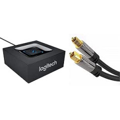 Logitech Bluetooth audio adapteris melns