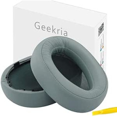 Geekria rezerves austiņas priekš Sony MDR-100A MDR-100AAP MDR-H600A austiņu ausu spilventiņi Ausu spilventiņi Ausu spilventiņi Ausu spilventiņi Ausu spilventiņi (pelēki zaļi)