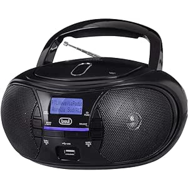 Trevi CMP 581 Portable Stereo with DAB Radio, USB, CD, MP3, USB