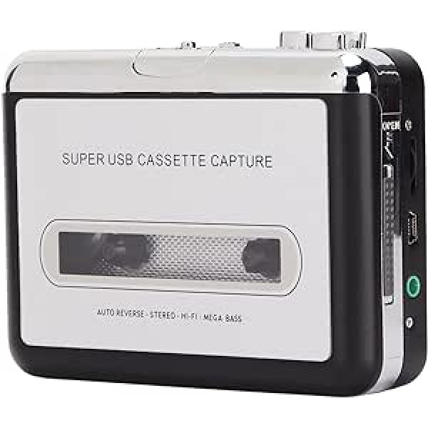 EC218 Cassette Player, Convert Cassettes to MP3 Standard Walkman with Clear Sound Quality, Portable Pocket Cassette Player with USB Formatting