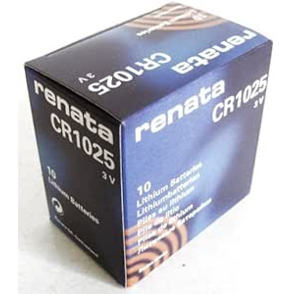 Renata CR1025 30mAh 3V akumulators pa 10