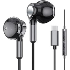 USB C Headphones for Samsung Galaxy S22 Ultra S21 FE S20 A53 USB C Headphones with Microphone, In-Ear Headphones with Cable, Earphones USB Type C Headphones for iPad Pro 2021/2020 iPad Air 5/4/Mini 6, Pixel 3 2