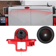 18 mm objektīvs Augstākās kvalitātes automašīnas bremžu gaismas atpakaļgaitas kameras nomaiņa priekš Opel Vivaro Surf Concept/Life/Combo/Vauxhall/Renault Trafic/Fiat Talento/Primastar Van (jauna prece)