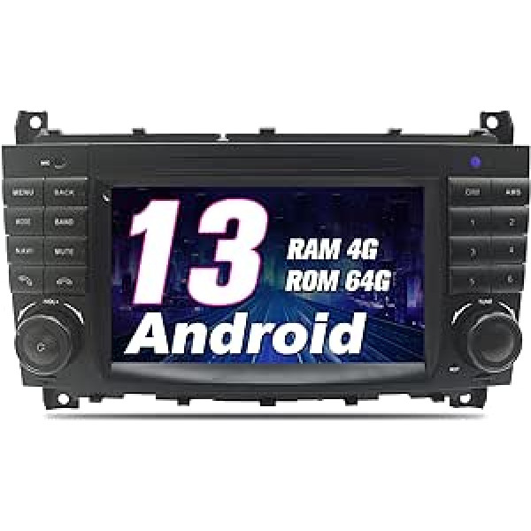 Ponskoy automašīnas radio Android radio priekš Mercedes Benz W906 W311 W315 W318 2006-2012, 7 collu automašīnas radio CarPlay Android automašīnas Android stereo ar GPS atpakaļgaitas kameru Bluetooth WiFi SWC DSP FM AM radio,