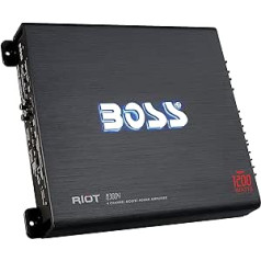 BOSS AUDIO R3004 Riot Serie 4 kanālu pilna diapazona 1200 vati, Klasse A/B, Verstärker Endstufe