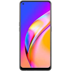 OPPO A94 5G — 8 GB RAM un 128+ paplašināma krātuve bez SIM kartes viedtālrunis (48 MP AI četru kameru, 6,4 collu AMOLED ekrāns, 30 W ātra uzlāde) — šķidri melns