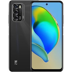 ZTE viedtālruņa Blade V40 (16,94 cm (6,67 collas) FHD+ displejs, 4G LTE, 4 GB RAM un 128 GB iekšējā atmiņa, 48 MP galvenā kamera un 8 MP priekšējā kamera, divas SIM kartes, Android 11) Melns 123401201022