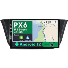 JOYX PX6 Android 12 IPS automašīnas radio der Iveco Daily VI (2014-2021) - 4G + 64G - atpakaļgaitas kamera bez maksas - 2 DIN 9 collas - DAB stūres vadība WiFi CarPlay Android automašīnas HDMI 4K video AHD Fast Boot