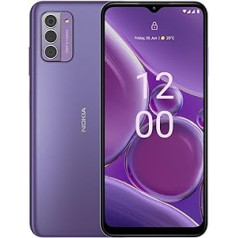 Nokia G42 5G ar 5G-Konnektivität, Android 13, 6,56 ''-HD+-Displejs, dreifacher 50-MP-Kl-Kamera, Akkulaufzeit von bis zu 3 Tagen, OZO 3D Audio Capture un QuickFix-Design — Lila