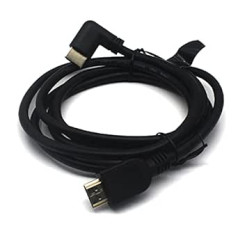 AWADUO 8K HDMI 2.1 kabelis vīrišķais-vīrietis ar 90 grādu kreiso leņķi, īpaši vads liela ātruma HDMI 8K @ 60Hz 4K @ 120Hz, HDMI 2.1 kabelis, kas saderīgs ar monitoru/projektoru/HDTV (1,8M)