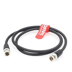 DRRI Canare 12G Neutrik BNC Male to BNC HD SDI 4K Video Coaxial Cable LV-61S for FS5 to Atomos Shogun Inferno