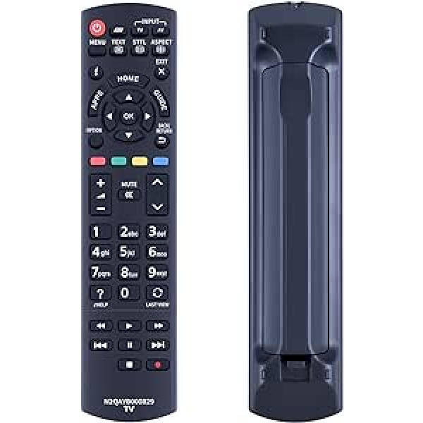 Rezerves N2QAYB000829 Sub N2QAYB000928 tālvadības pults Panasonic LCD Viera televizoram TX-L42ET60B TX-L47ET60B TX-L50ET60B TX-L55ET60B TX-47AS650B TX-48AS640BTX55AX3.