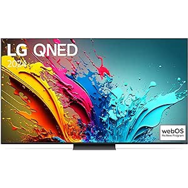 LG 75QNED86T6A TV 75 collu (190 cm) QNED Fernseher (α8 4K AI-Prozessor, HDR10, 120 Hz) [Modelljahr 2024]