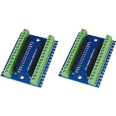 DUBEUYEW nanokontrollera termināļa adaptera paplašināšanas plate Nano IO Shield vienkārša paplašināšanas plāksne Arduino Mano AVR ATMEGA328P (Nano Breakout Board)