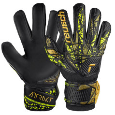 Reusch Attrakt Infinity Finger Support Junior cimdi 54 72 710 7739 / melni / 7,5