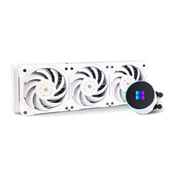 Thermalright Frozen Magic 360 SCENIC V2 ūdens dzesēšanas CPU dzesētājs, 360 White Cooling Series specifikācija, 3 x 120 mm PWM ventilators, S-FDB V2.0 gultņi, piemērots AMD/AM4, INTEL