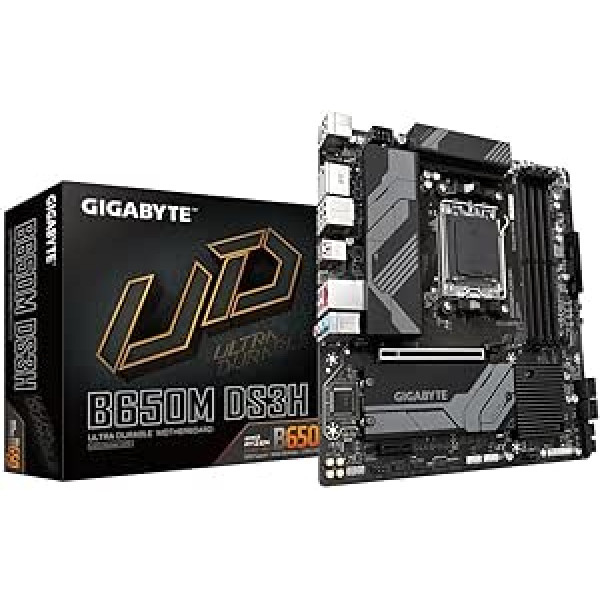 Gigabyte B650M DS3H mātesplate AMD B650 Socket AM5 Micro ATX