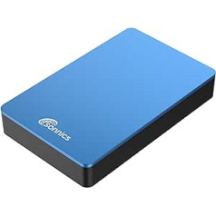 Sonnics 4TB Blue ārējais darbvirsmas cietais disks USB 3.0, kas ir savietojams ar Windows PC, MAC, Smart TV, Xbox One un PS4