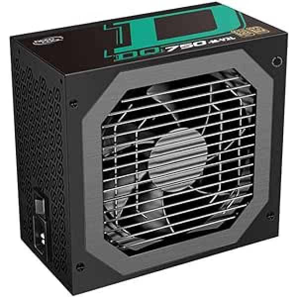 DeepCool DQ750-M-V2L 750 W datora barošanas avots, melns, 4X PCIe, kabeļu pārvaldība