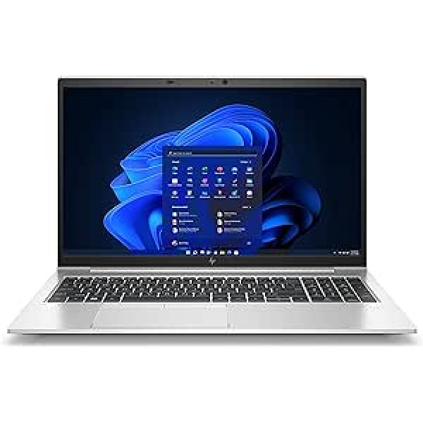 HP EliteBook 850 G8 verslo nešiojamasis kompiuteris, 15,6 colio Full HD IPS ekranas, Intel Core i5-1135G7, 8 GB DDR4 RAM, 512 GB SSD, Intel Iris Xe Graphics, Windows 11 Pro, QWERTZ klaviatūra, pirštų atspaudų skaitytuvas, sidabrinė