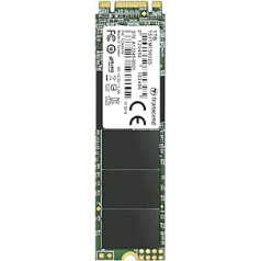 Transcend 1TB SATA III 6Gb/s MTS832S 80 mm vienpusējs M.2 SSD 832S cietvielu diskdzinis TS1TMTS832S