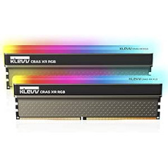 KLEVV CRAS X RGB 16GB komplekts (8GB x2) 3600MT/s atmiņas modulis DDR4-RAM XMP 2.0 augstas veiktspējas pārtaktēšana