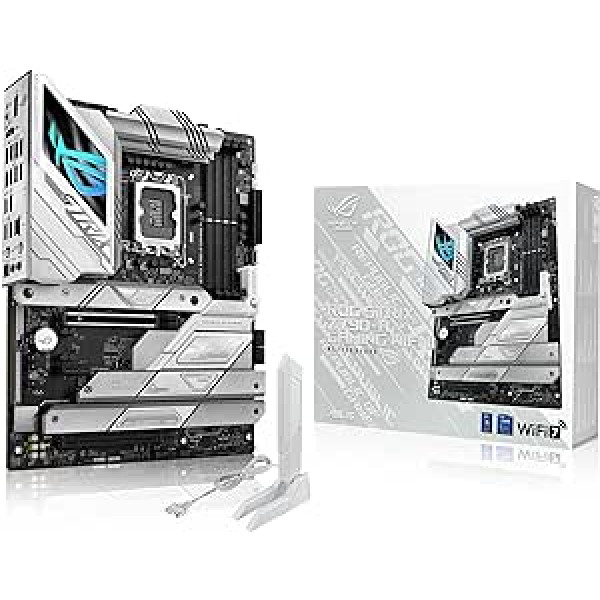 ASUS ROG STRIX Z790-A Gaming WiFi II spēļu mātesplate Intel Socket LGA1700 (ATX, DDR4, 4x M.2, PCIe 5.0, WiFi 6E, AI Cooling II, Aura Sync)