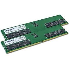 Integrēta 64GB (2 x 32GB) DDR5 RAM 4800MHz SDRAM Galddatora/Datora PC4-38400 atmiņa | DDR5 RAM 64 GB | RAM DDR5 | 64 GB DDR5 | DDR5 64GB | Atmiņas modulis DDR5