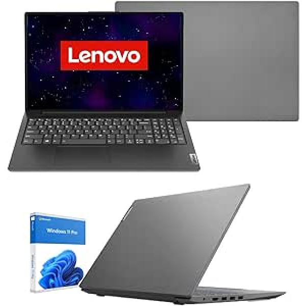 Piezīmjdators Lenovo 15,6 collu Intel 10 Gen i5-1035G1 3,6 GHz četrkodolu, RAM 8 GB Ddr4, SSD M2 NVME 256 Gb Querty