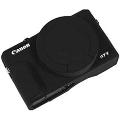 Silicone Gel Camera Case for Canon Powerhot G7x Mark III Protection Rubber Soft Camera Cover Black