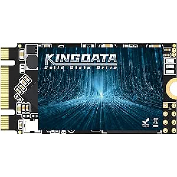 KINGDATA SSD M.2 2242 1TB Ngff iekšējais cietvielu disks 512 GB 500 GB 250 GB 120 GB galddatoru klēpjdatoriem SATA III 6 Gb/s augstas veiktspējas cietais disks (1 TB, M.2 2242)