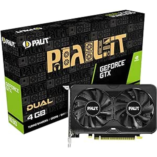 Palit VGA GTX1630 4GB Dual Black