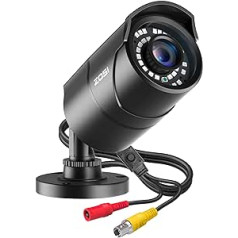 ZOSI 1080P HD 4-in-1 TVI/AHD/CVI/CVBS Outdoor Video Überwachungskamera ar OSD Taste, 3.6mm Linse, 36M Infrarot Nachtsicht, IP66 Metallgehäuse