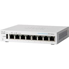 Cisco Business CBS250-8T-D Smart Switch | 8 GE Ports | Desktop | Hardware Limited Lifetime Warranty (CBS250-8T-D-EU)