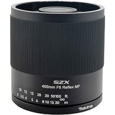 Tokina SZX 400 mm F8 MF Nikon F stiprinājums