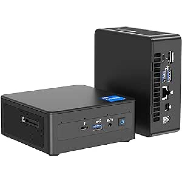 Intel NUC, NUC 11 Barebone Mini PC, Intel® Core™ i7-1165G7, mini galddators, 8K atbalsts | WiFi 6 | 4K Quad displejs | Bluetooth 5.2 | Thunderbolt 3 | Nav operētājsistēmas