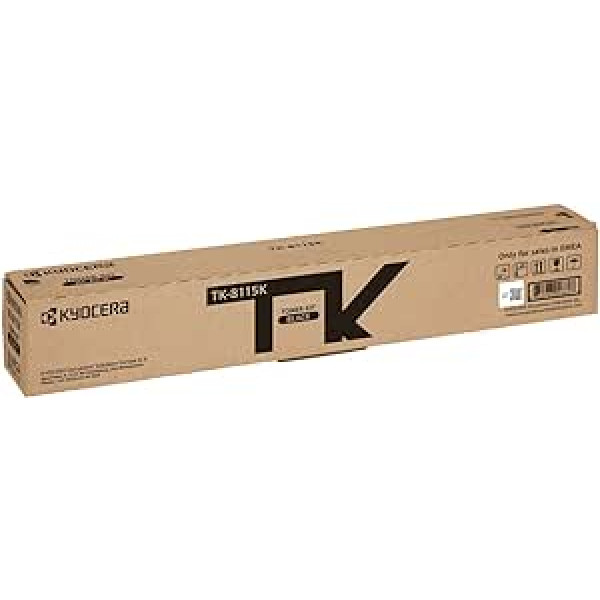 Kyocera TK-8115K Schwarz. Oriģinālais toneris-Kartusche 1T02P30NL0. Saderība ar ECOSYS M8124cidn, ECOSYS M8130cidn