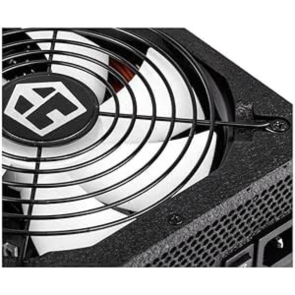 NOX Hummer 650W -NXHM650BZ 650W Power Supply, 80 Plus Bronze Certified, Modular Wiring, Extremely Quiet, 140mm Fan, Black