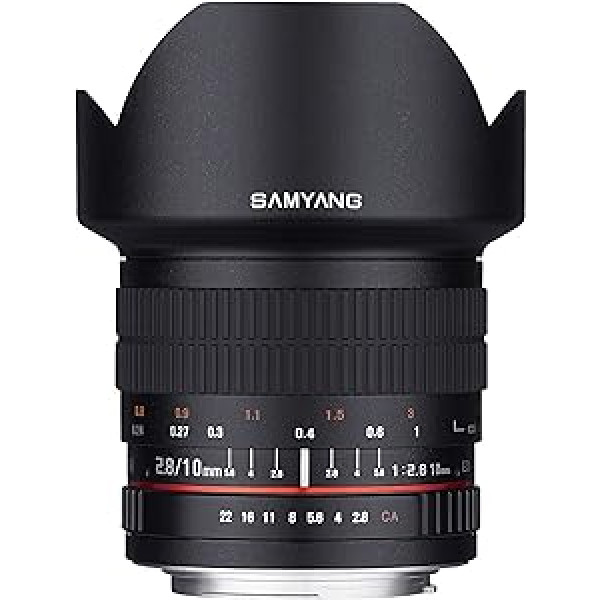 Samyang SY10M-FX Objektiv, 10 mm, F2.8 ED AS NCS CS