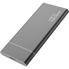 Ārējais cietais disks Pārnēsājams cietais disks Ārējais USB 3.0 dublējumkopijas HDD Portable televizoram, personālajam datoram, MacBook, MacBook, Chromebook datoram, Wii u, klēpjdatoram, galddatoram, Windows