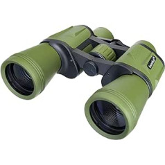 Levenhuk Travel 12x50 Reliable 12x Field Binoculars for Camping, Hunting and Wildlife Watching, Green