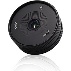 AstrHori 14 mm F4.5 īpaši platleņķa objektīvs, manuāls APS-C objektīvs ar spēcīgu pret kropļošanu saderīgs ar Panasonic LUMIX Olympus Micro 4/3 stiprinājuma spoguļkameru G1, G2, G3, G5, G6, GH1, GH2 utt (melns)