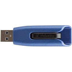 Verbatim 49808 128 GB V3 Max USB 3.0 disks — zils/melns