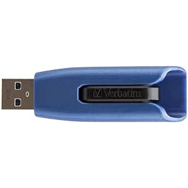 Verbatim 49808 128 GB V3 Max USB 3.0 disks — zils/melns