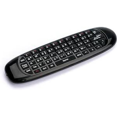 Xoro AMW100 Airmouse ar QWERTZ tastatūru un mikrofonu – melns