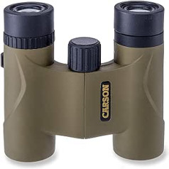 Carson HW-822 Stinger Compact Binoculars 8 x 22 mm Lightweight with BK-7 Prisms