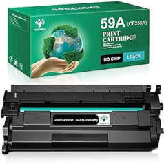 GREENSKY CF259A 59A (be lusto) dažų kasetė, suderinama su HP 59A 59X CF259A CF259X, skirta HP Laserjet Pro M404dn MFP M428fdw M428dw M428fdn M404dw M404n (M1)