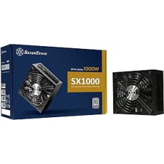 Silverstone SX1000 1000 W 24 kontaktų ATX SFX-L juodas