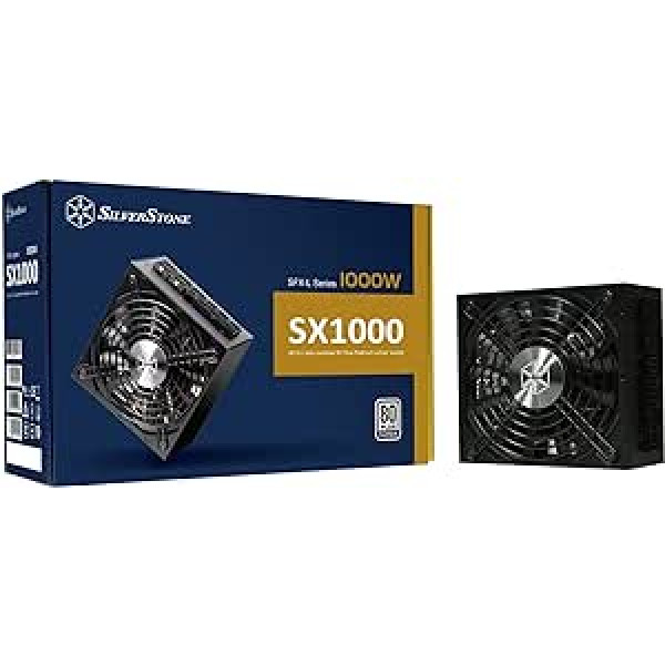 Silverstone SX1000 1000 W 24-pin ATX SFX-L Black