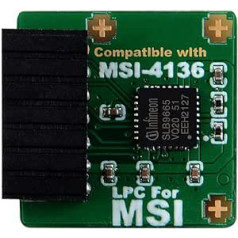 NewHail TPM2.0 Module TPM LPC 14Pin Module with Infineon SLB9665 for MSI Motherboard Compatible with TPM2.0(MS-4136)